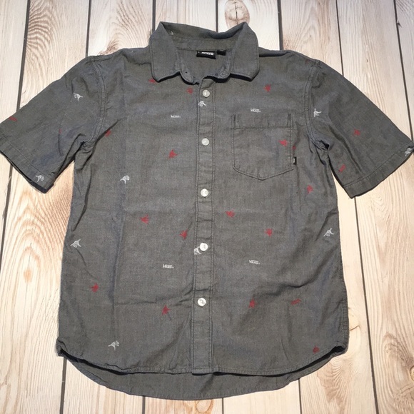 Vans Other - Vans boy’s short sleeve button up shirt